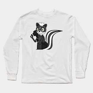 Melville the Skunk, Scared Long Sleeve T-Shirt